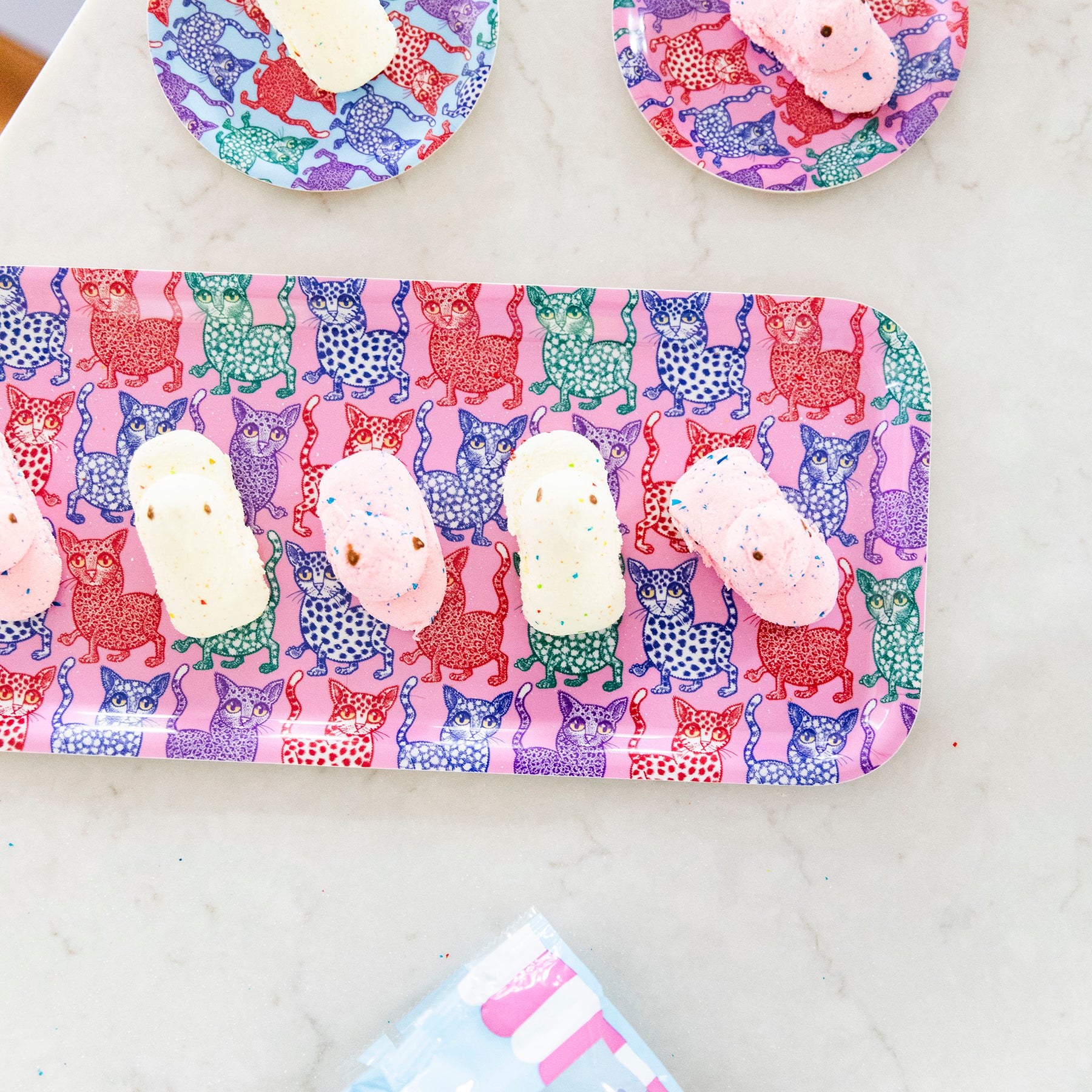 Pink Cat Attack Small Tray - Image 9