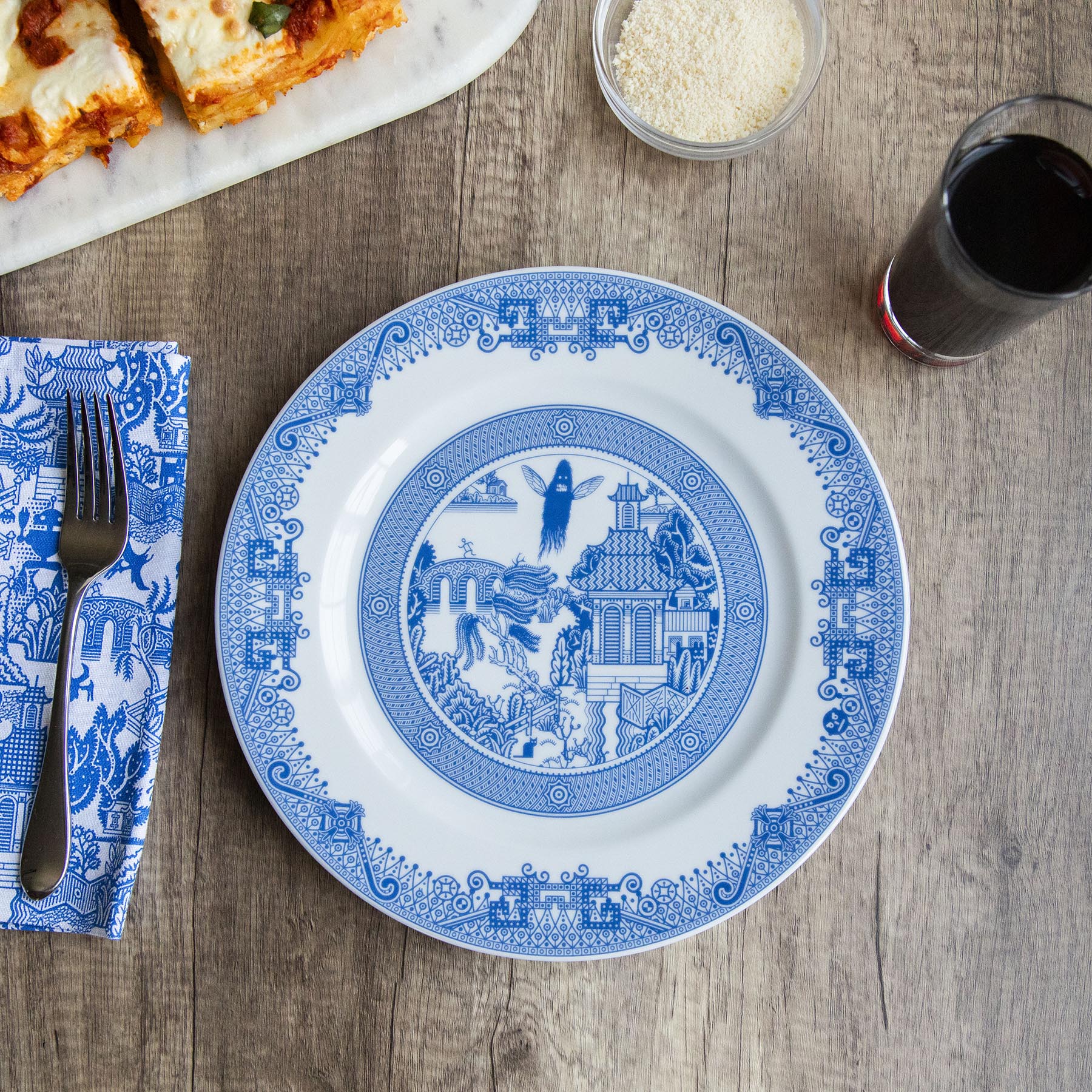 Demon Mosquito Dinner Plate 13 - Image 3