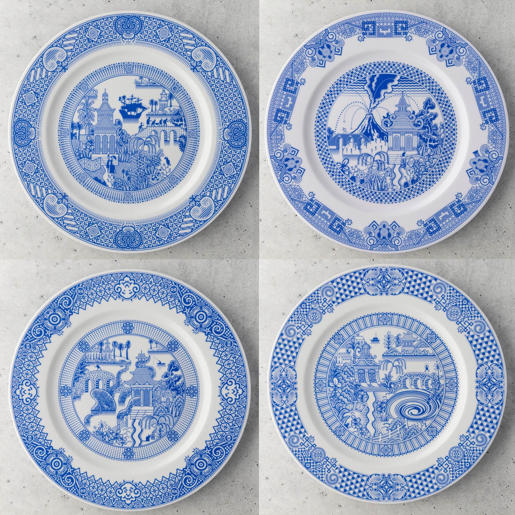 Dinner Plates Bundle of 8 - Image 3
