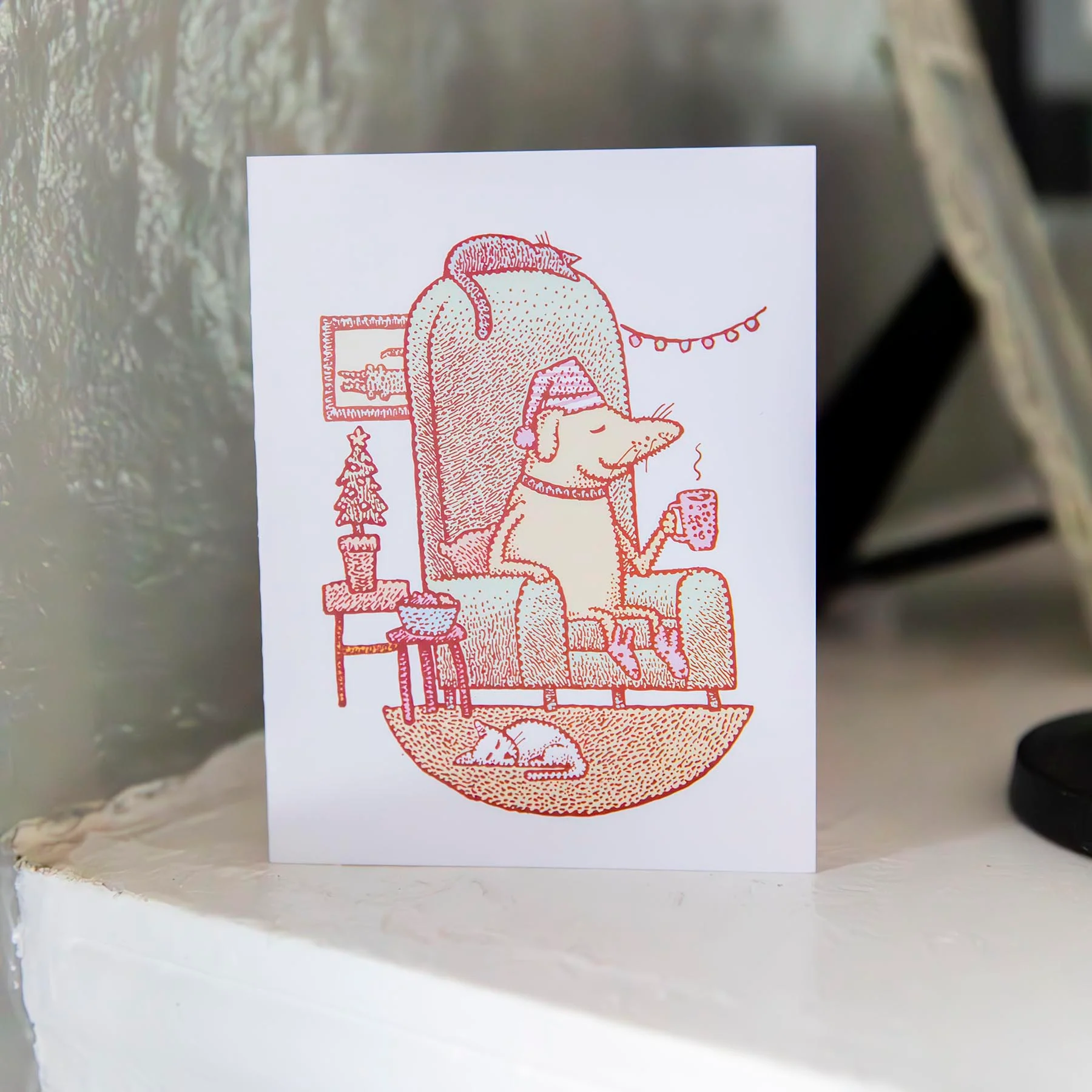 Peace & Joy & Coffee Greeting Cards (20-Pack) - Image 3